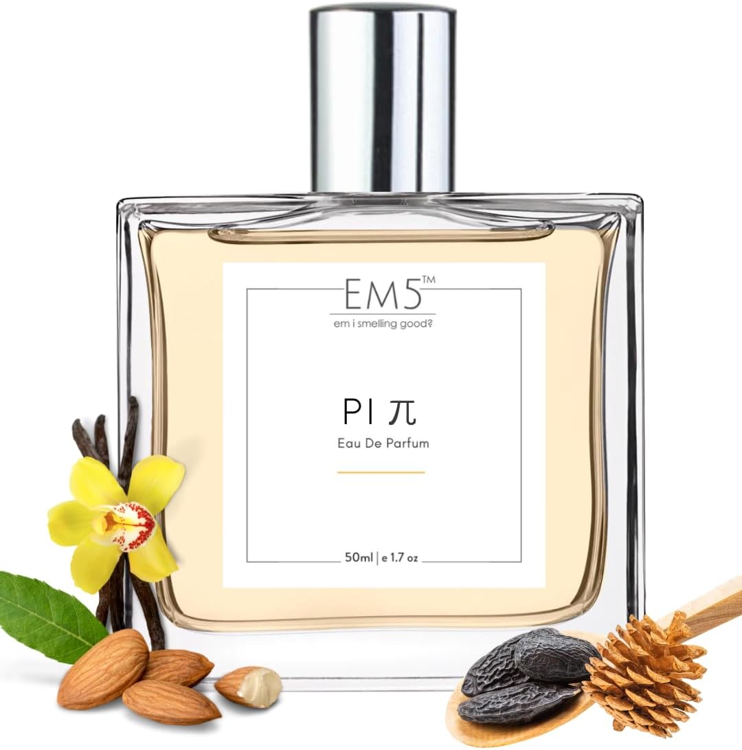 EM5™ Pi π EDP Perfume for Men | Sweet Aromatic Warm Spicy Fragrance | Strong and Long Lasting EDP Spray | Luxury Gift for Him