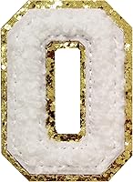 Vista 118 de Parches de letras de felpilla termo-adhesivas de 2.2", parches de letras de felpilla para ropa (negro, 26)