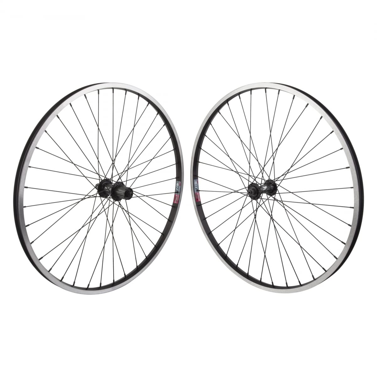 WheelMaster Bicycle Wheel Set, 26x1.5 ALY BK MSW 36 ALY CASS 8/9sp QR BK 135mm 14gBK