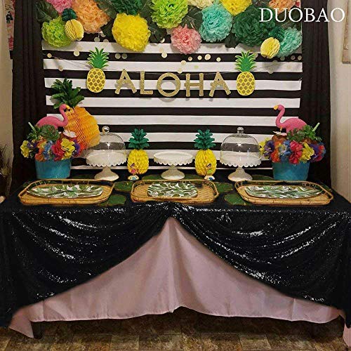 Tovaglia con paillettes Tovaglia 50x80 pollici