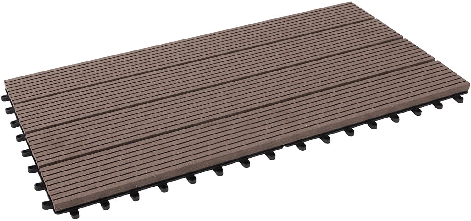 Floordirekt Terrastegels WPC 60 x 30 cm 2 m² = 11 stuks voor