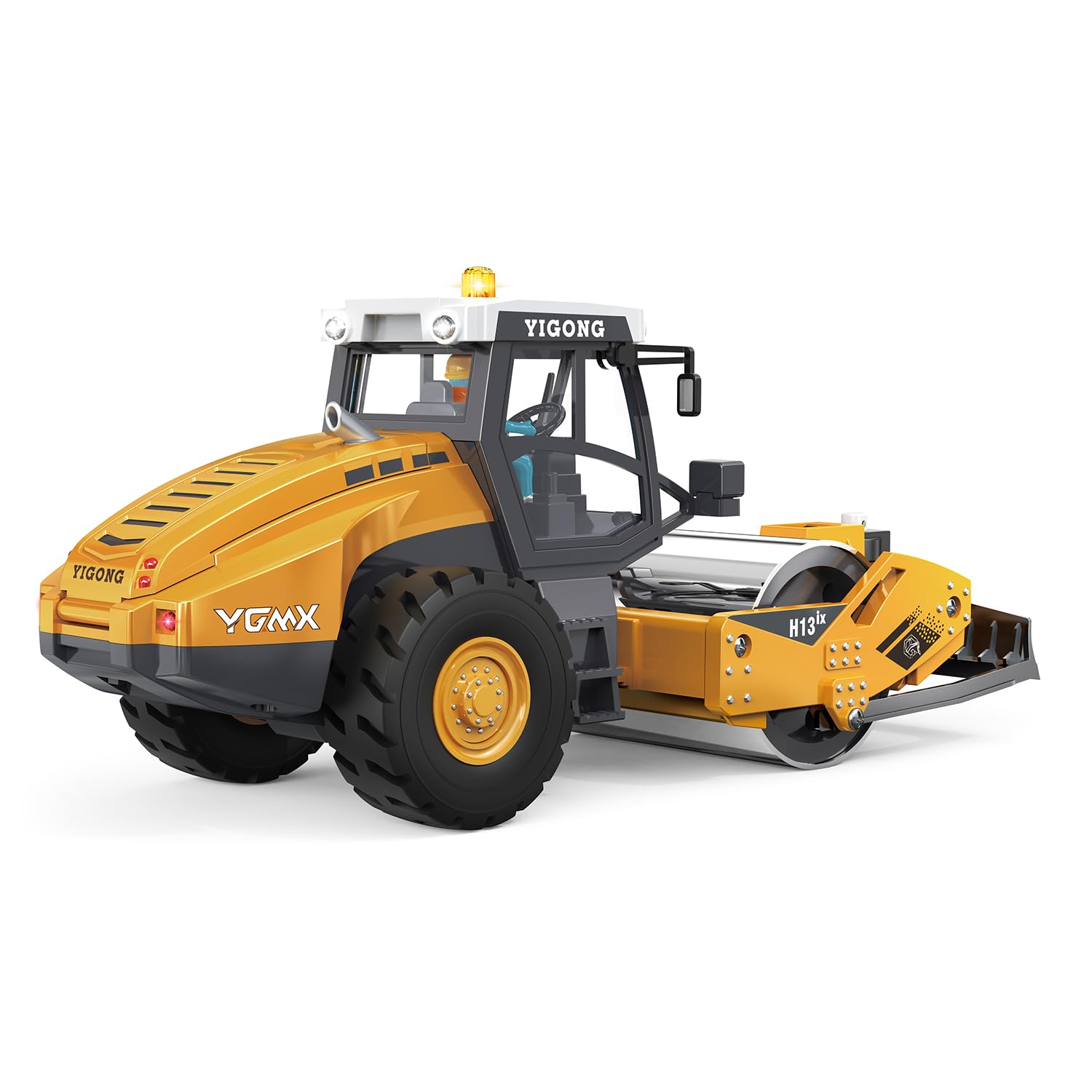 TOUCAN RC HOBBY Escavatore elettrico con telecomando 1/50 K970 LR636 PC520 RC Dump Truck modellino con luci suoni, metà metallo, livello da scrivania, regalo