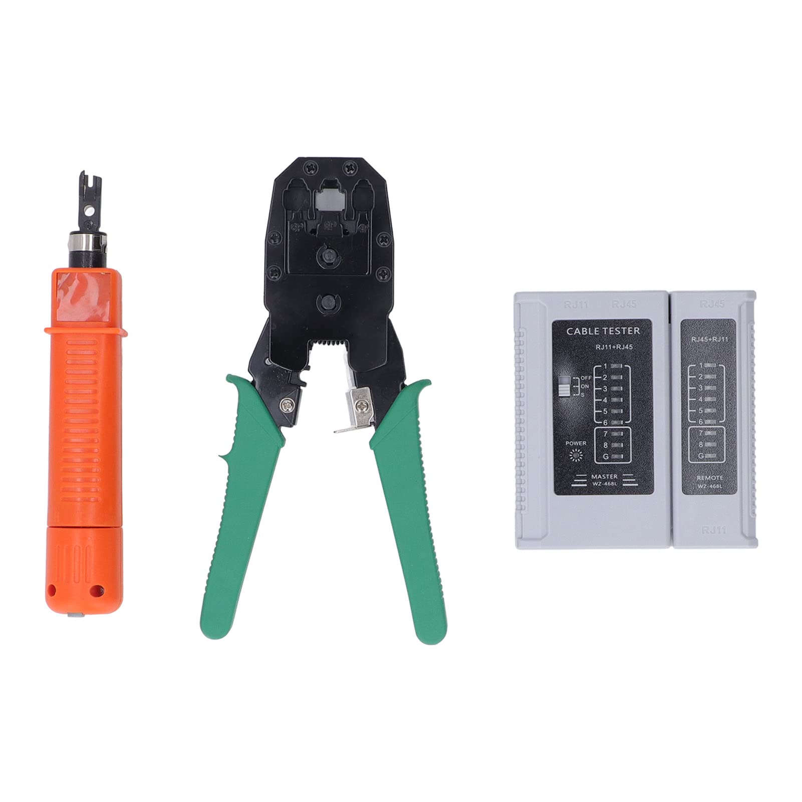Kit Crimpatrice RJ45 per Rete, Pinze per Connettori RJ, Attrezzo