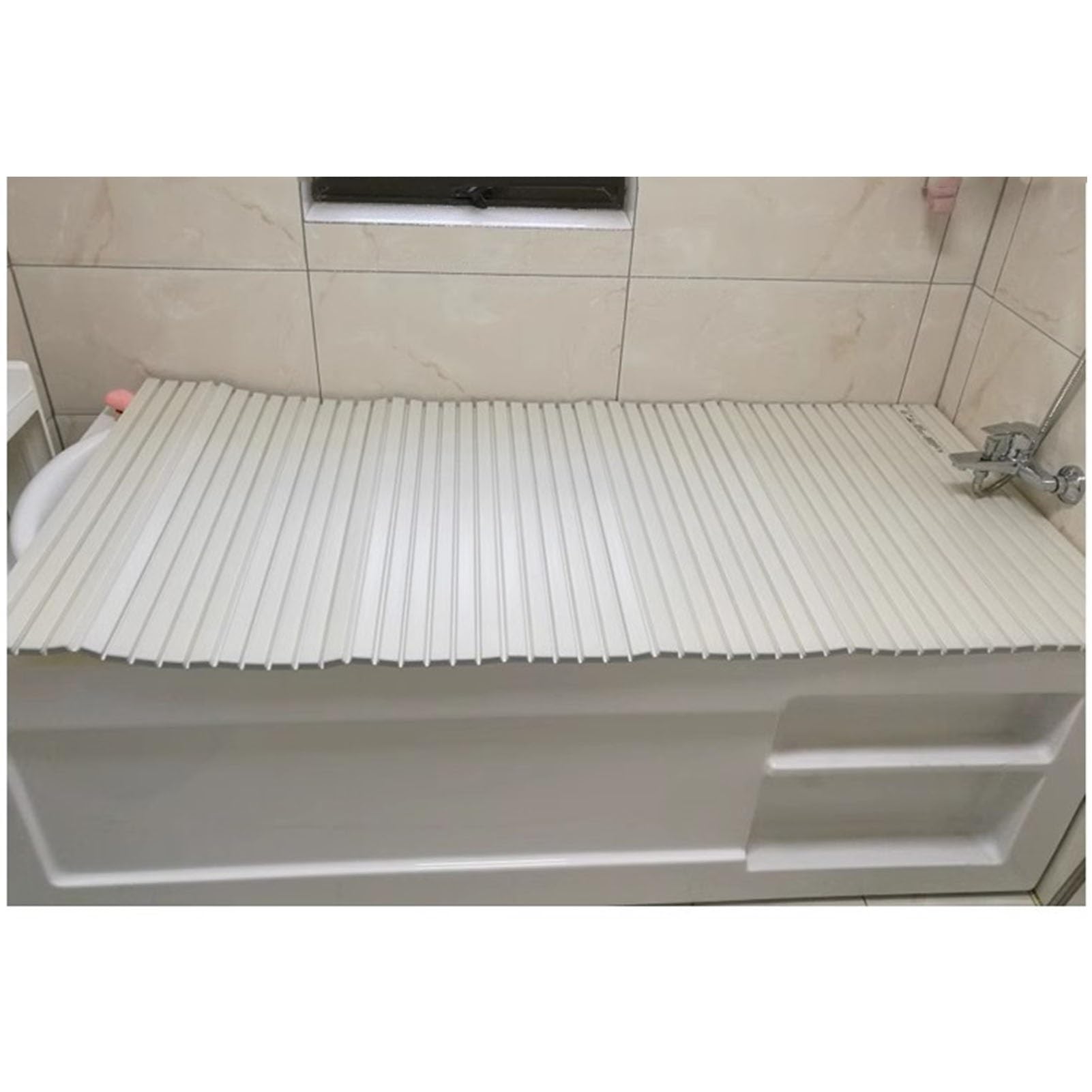 Vassoio impermeabile multifunzione per vasca da bagno, antipolvere e resistente al calore, per vasche standard, perfetto per spa e esperienza di cura personale