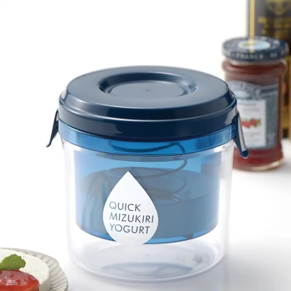 Máquina de iogurte grego, coador de iogurte com malha fina - Faça iogurte grego caseiro e soro de leite separado, iogurte grego espesso e cremoso - coador de queijo com tampa