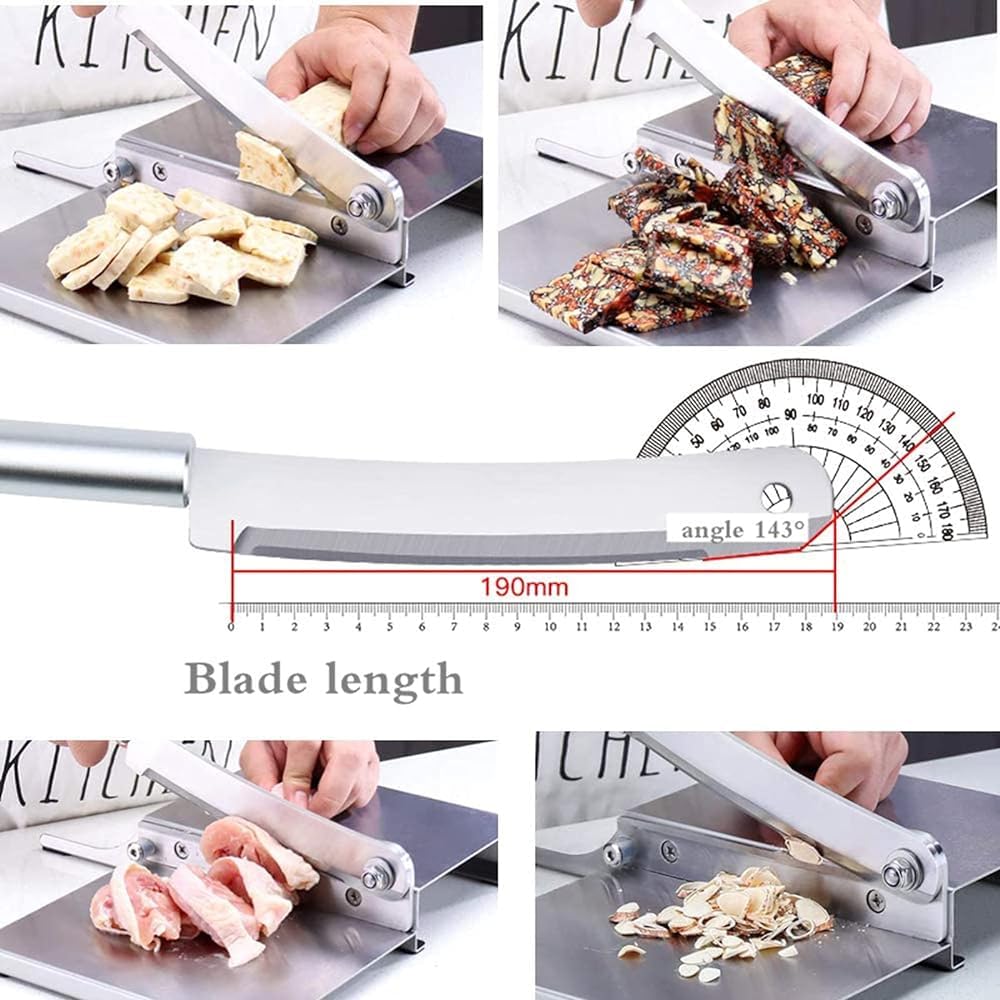 Taglierina commerciale a ghigliottina per carne, per tagliare pollo, anatra, pesce, agnello, maiale