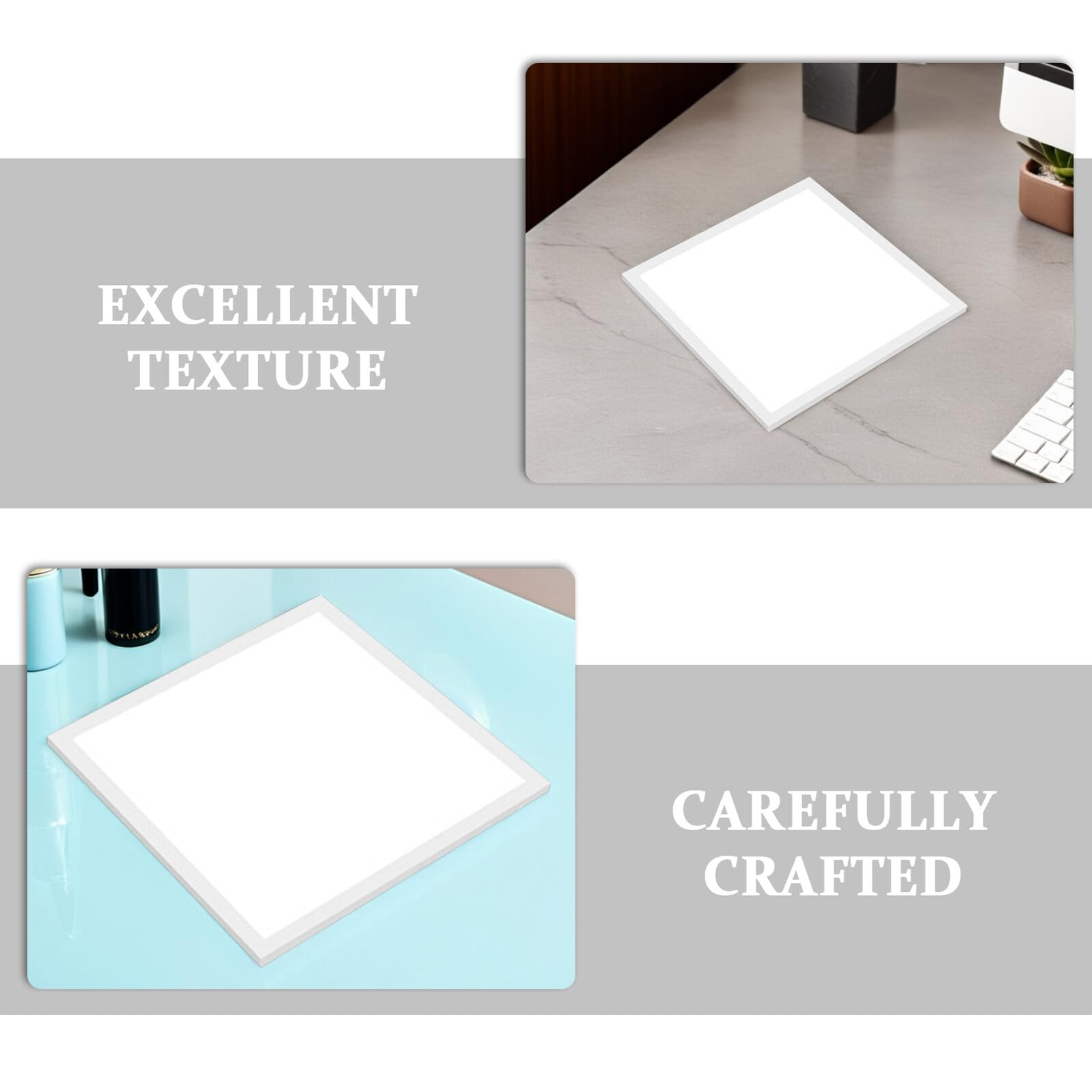 IMIKEYA Luce LED portatile per fotografia 30 cm bianca senza ombra pannello touch illuminazione per registrazione video studio interno