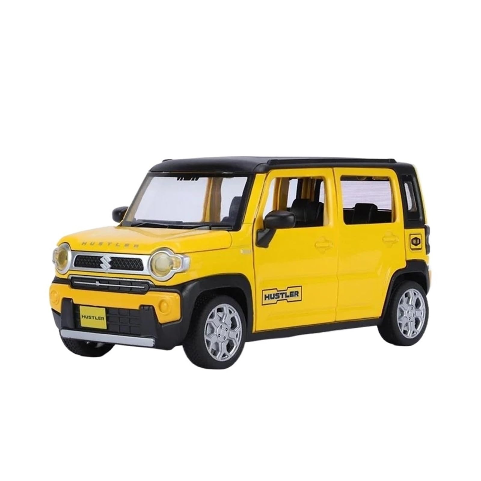 1/18 ダイキャスト SUV 合金モデル ライト点灯 ドア開閉プルバック箱付き Amazon.co.jp: ダイキャストカー 1:22 スズキハスラー SUV 合金車