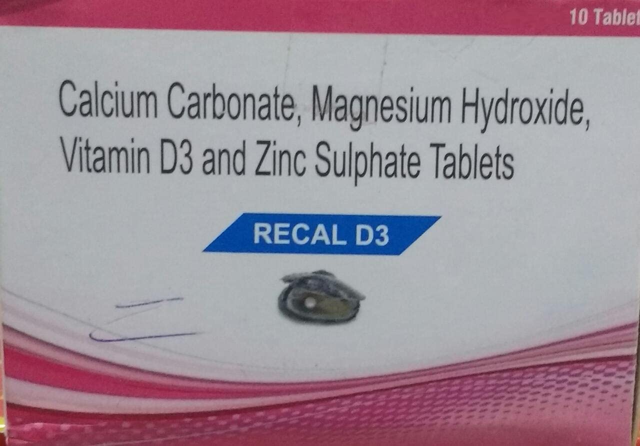 RECAL D3 - Strip of 10 Tablets