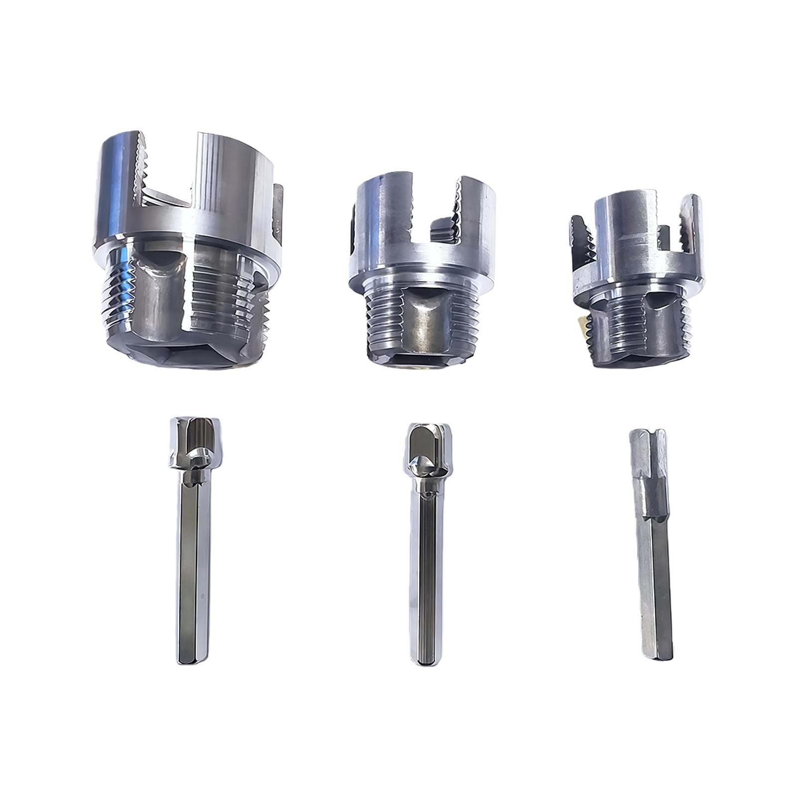 Geavonyg Pipe Threading Tool, Pvc Pipes Threader 1/2 ' ' 3/4 ' ' 1 ' ' Internal & External Threading For Water Plumbing Threader