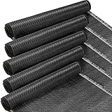 Tatuo 5 Rolls 6.5ft x 12' Carbon Fiber Fabric Roll Pure Fabric Carbon Fiber Sheet - 2x2 Twill Weave-3k/220g...