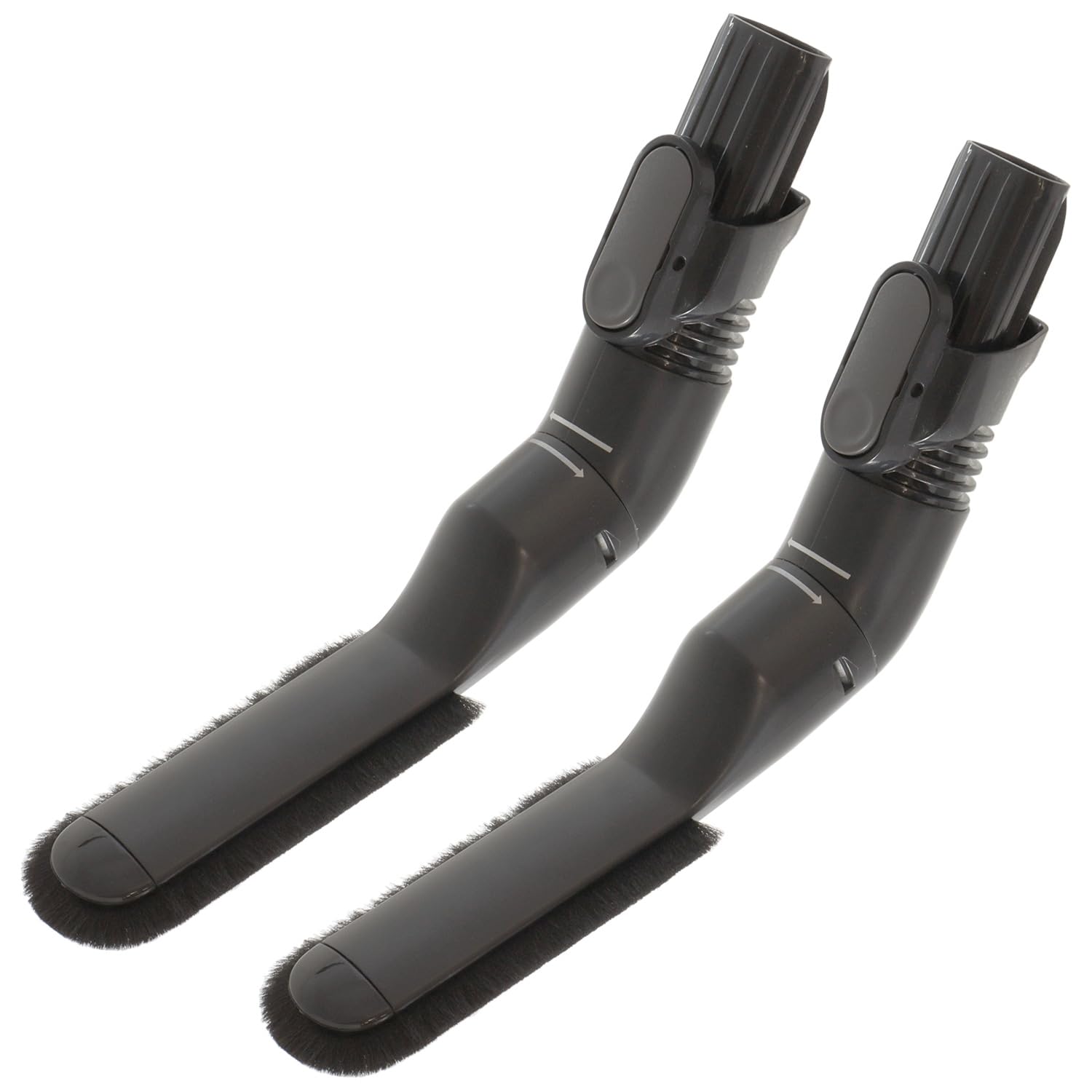 Reliapart Flexible Extended Dusting Brush Tool Compatible For Shark Iz370uk Anti-Allergen Bristles For Delicate Surfaces Vacuum Accessory Attachment - Pack Of 2