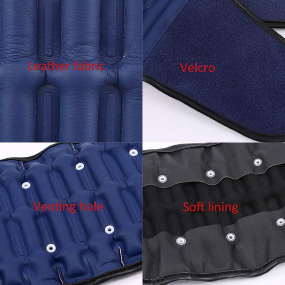 Gonfiabile cintura, decompressione posteriore, lombare Brace correttore Relief disco lombare Estricatore, sciatica, stenosi spinale, scoliosi o Ernia del disco,Bianca