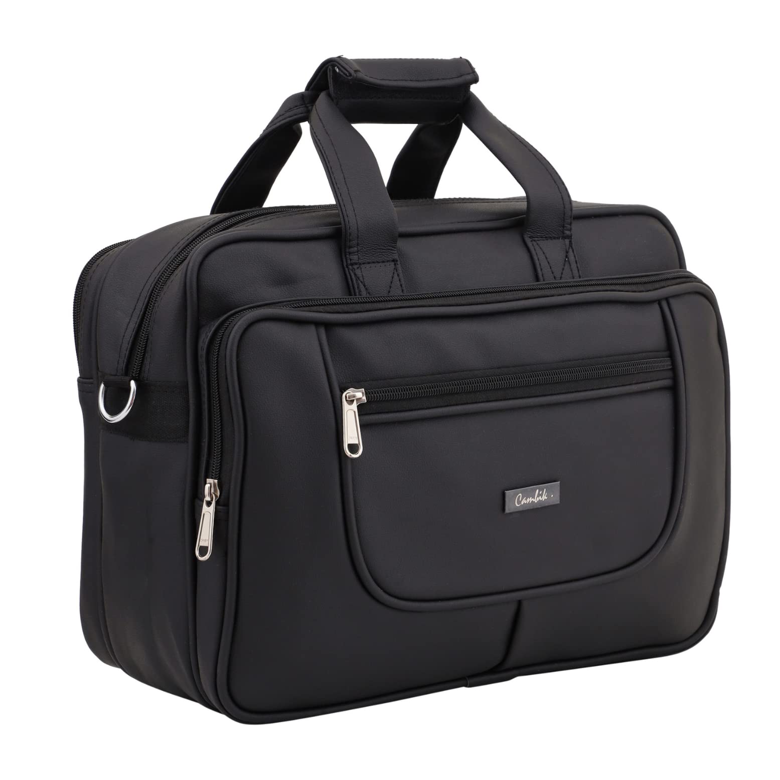 Hometail 15.6 Inch Leather Messenger Laptop bag for Men in Office for Laptop and Spacious Compartment with Expandable Bottom Used as Shoulder and Handbag for Men Brown (Black) (B0C6TZLCT1) Amazon Price History, Amazon Price Tracker