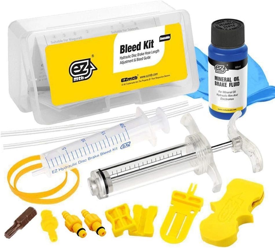 Hydraulic Mineral Disc Brake Bleed Kit Tool for Magura - Inc. 60ml Mineral Oil Fluid