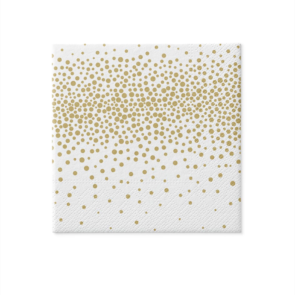 Serviettes Papier Confetti Gold PAW - Lot De 20 - 33x33cm 3 Plis - Pour Fête élégante