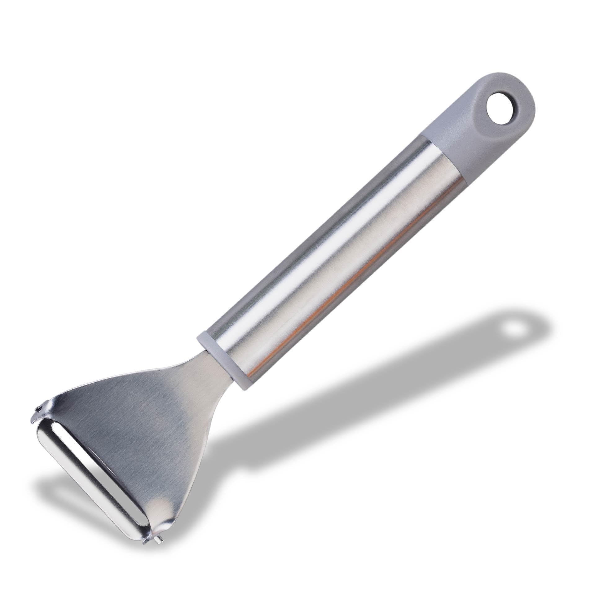 Fackelmann MODE Y-Peeler, Sharp Straight Peeler, Potato Fruit & Vegetable Scraper, Durable Universal, Versatile Speed Peeling, Multifunctional Food Slicer for Kitchen, Stainless Steel, Plastic