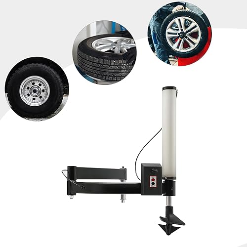 Miniatura 7 de Máquina cambiadora de neumáticos de brazo de ayuda, motocicleta cambiadora de rueda de neumáticos, rueda de aluminio para romper cuentas de