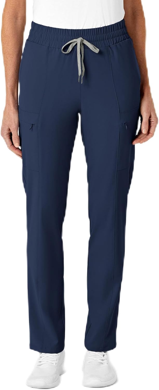 Renew Women's High Waist Slim Leg Scrub Pant