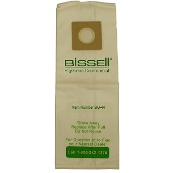 Bissell Commercial BG-44 Vac Bag Bssl Bg101H Pack of 4