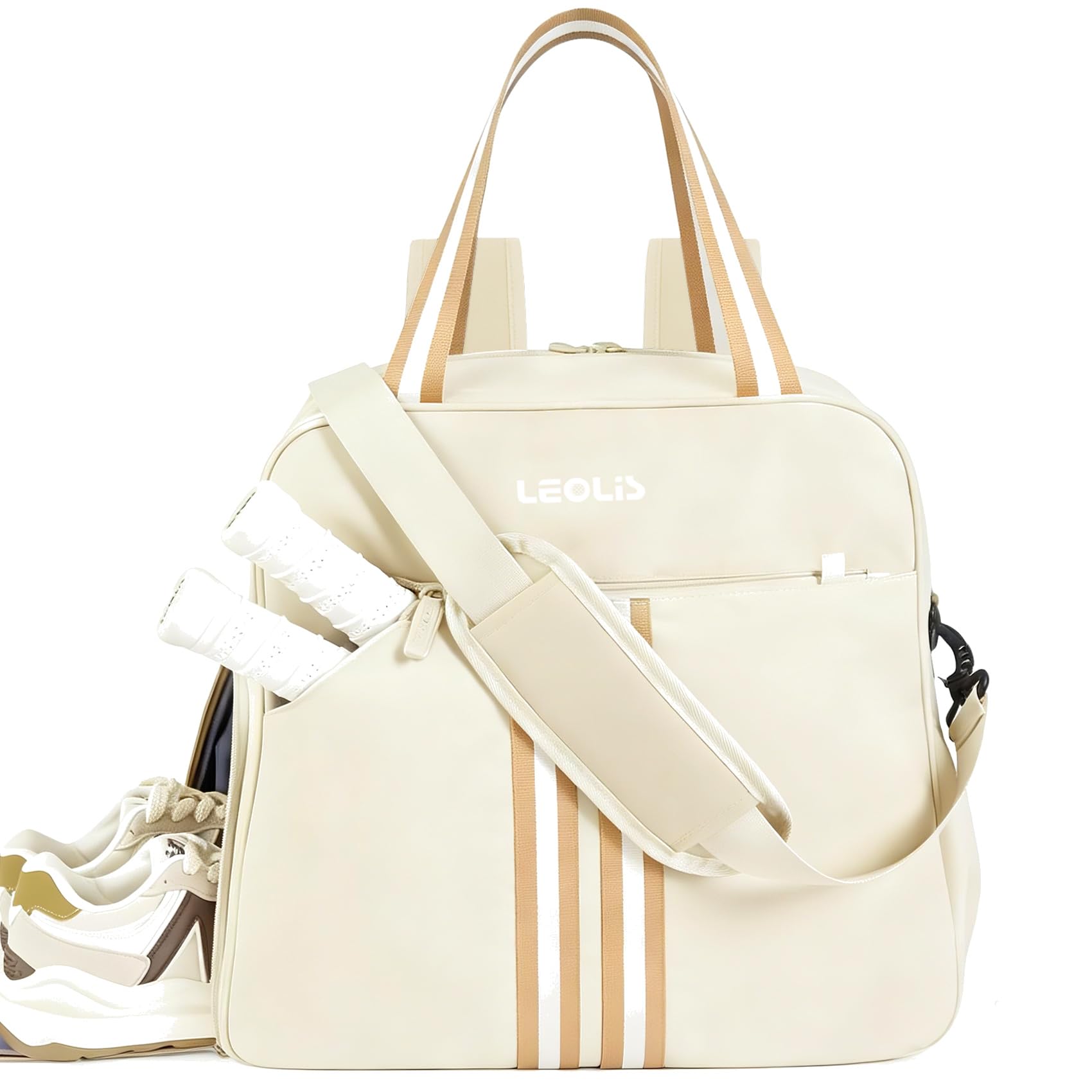 Pickleball Bag Pickle Ball Backpack for Women Pickleball Tote Sport Equipment Bag with Shoe Compartment Gift Accessory 30L