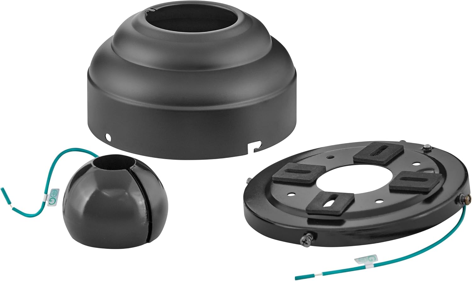 Hinkley Sloped Ceiling Canopy Kit, Downrod Not Included, Matte Black Finish