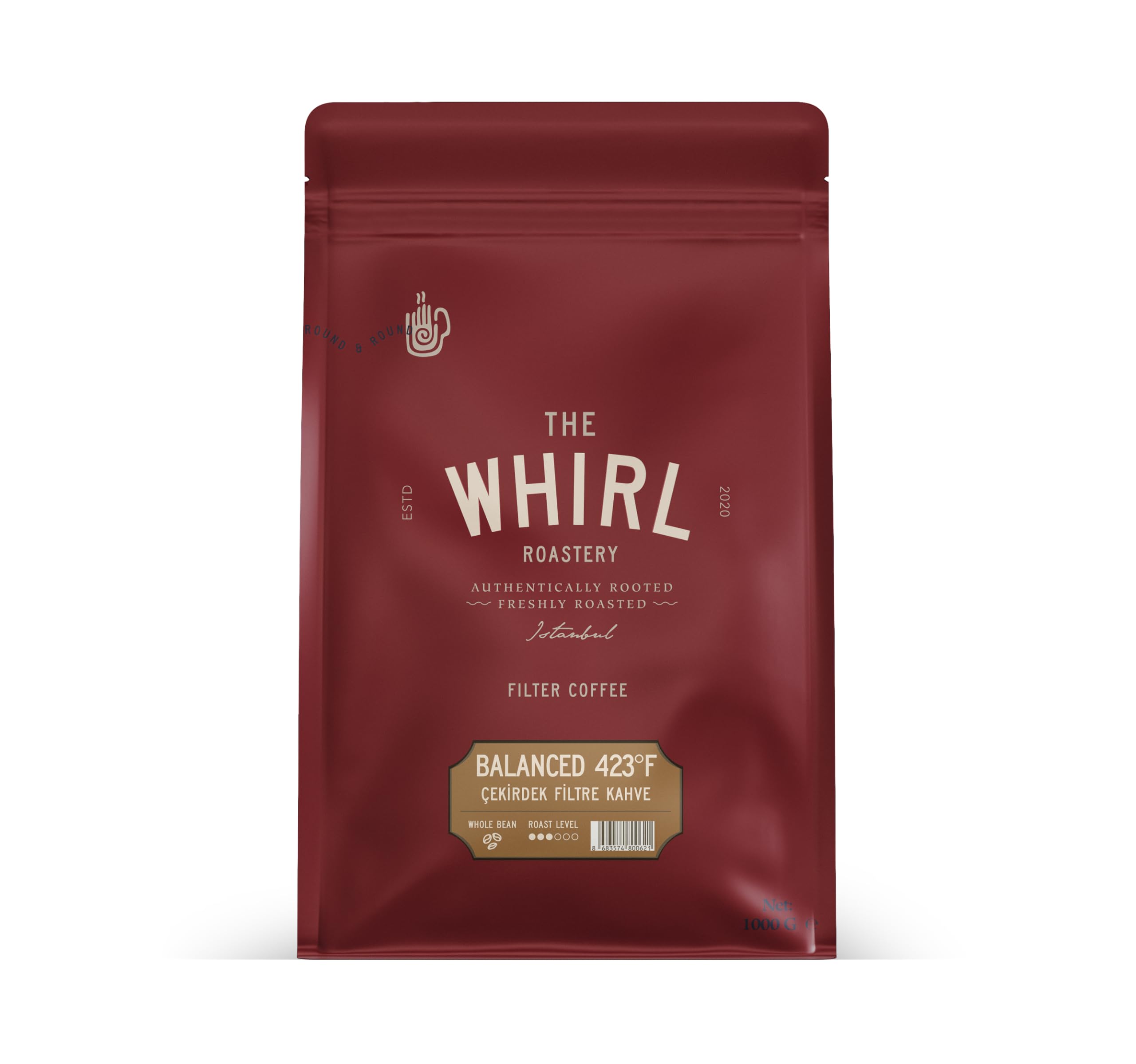 THE WHIRL Filtre Balanced 423°F 1 Kg Çekirdek