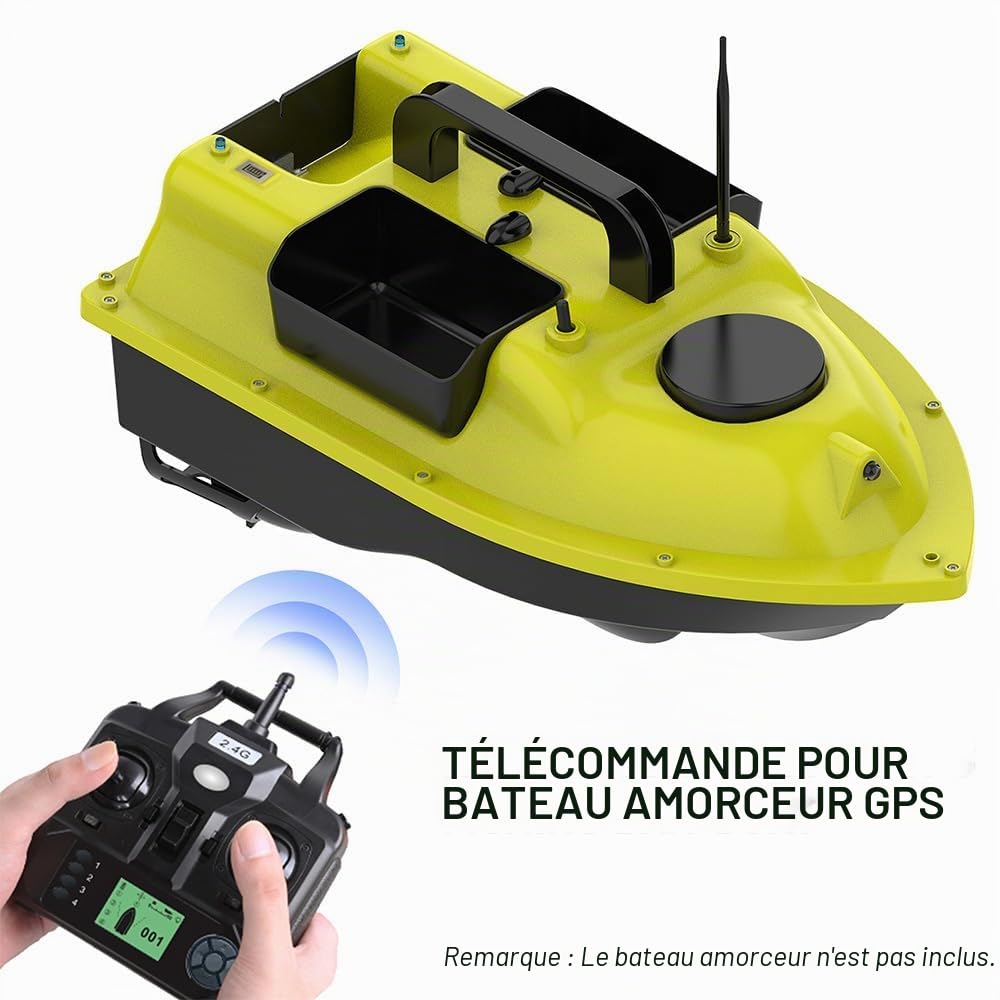 Télécommande de bateau d'appât pour bateau de pêche GPS D18B D16B D18E D16E