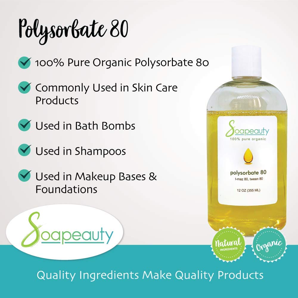 Polisorbato 80, TMAZ 80, TWEEN 80 Tensioactivo y emulsionante 100