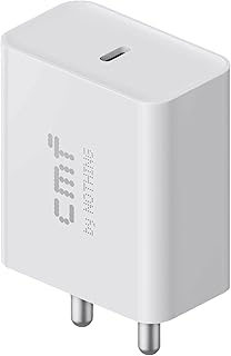 CMF by Nothing Power 33W Fast Charger (Model C383) | USB Type-C Wall Charging Adapter | PPS Support | White | Adapter Only...