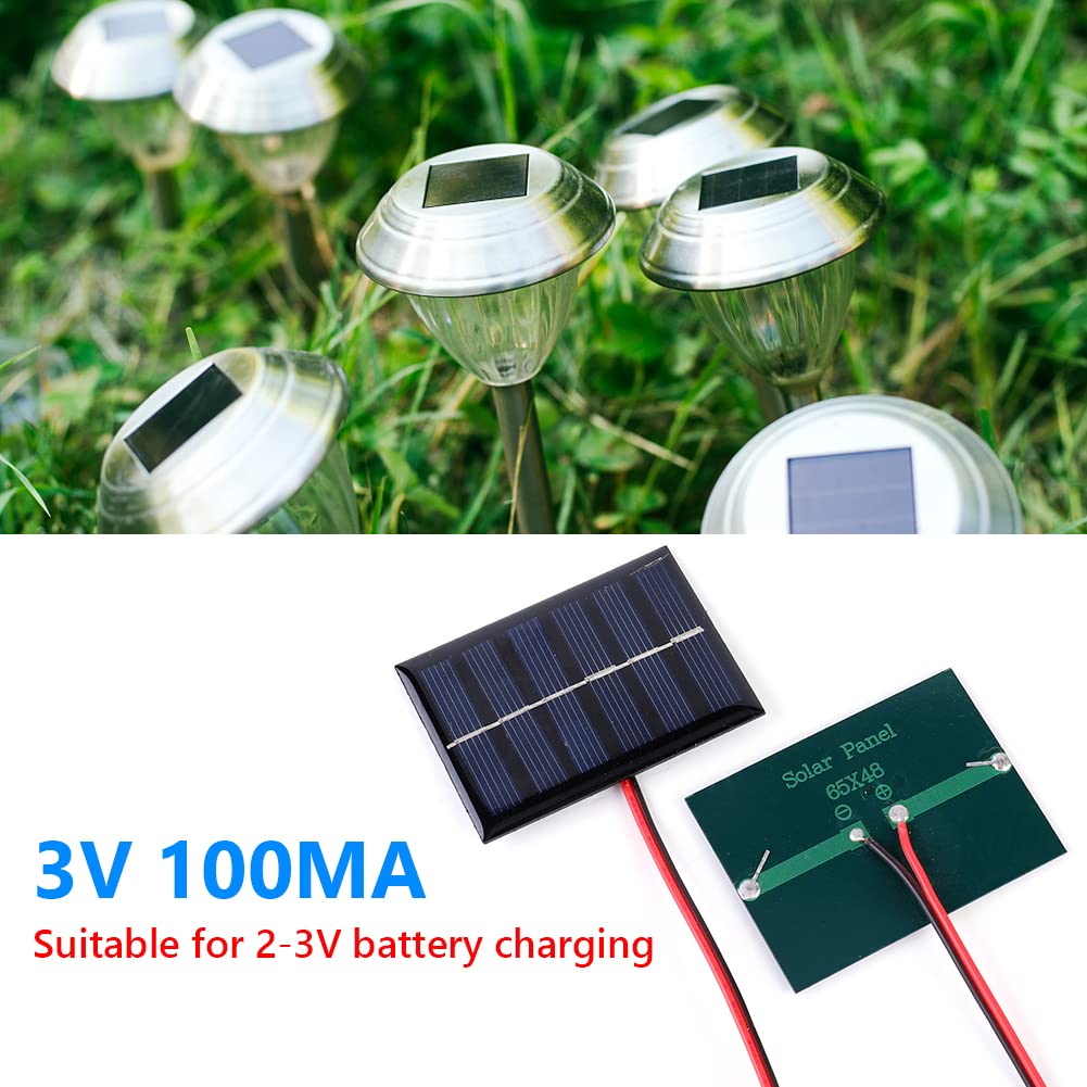Generic 1 mini pannello solare 1 W 3 V 100 MA DIY Outdoor Camp caricatore solare Power Bank