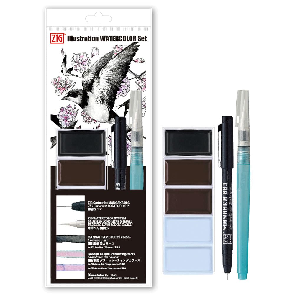 Kuretake IG Illustration Watercolor Set