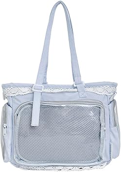 Japanese Style Lace Ita Bag Clear Display Itabag Large Capacity Anime Tote Bag Jk Shoulder Crossbody Handbag Gift for Girls