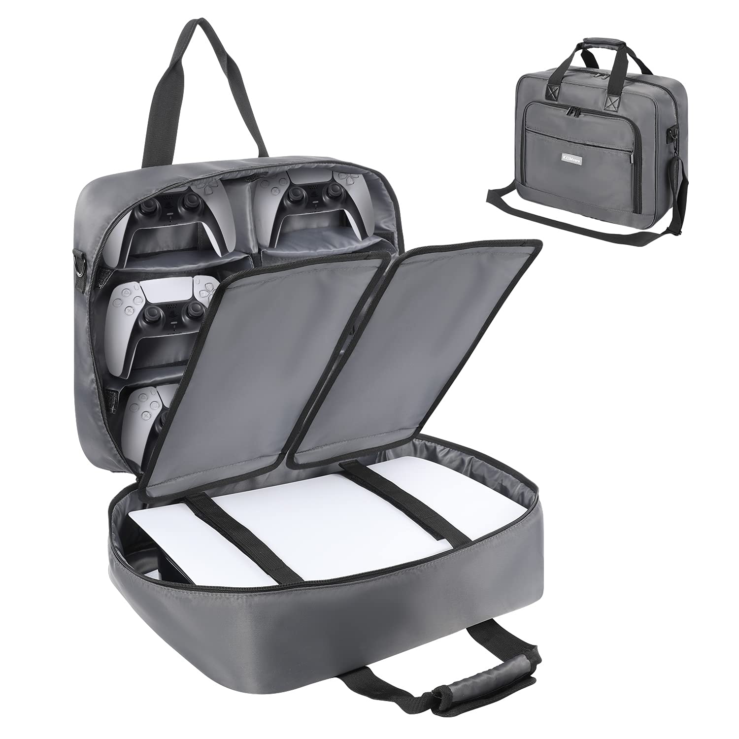 Amazon.com: JEWERADO PS5 Funda de transporte para consola y accesorios PS5  Funda impermeable PS5 consola de transporte para juegos PS5, controlador de  Playstation, auriculares para juegos y accesorios para juegos (gris) :