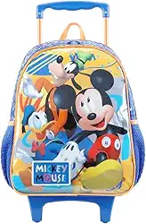 Mochila Infantil com Rodinha, Mickey X1, Xeryus