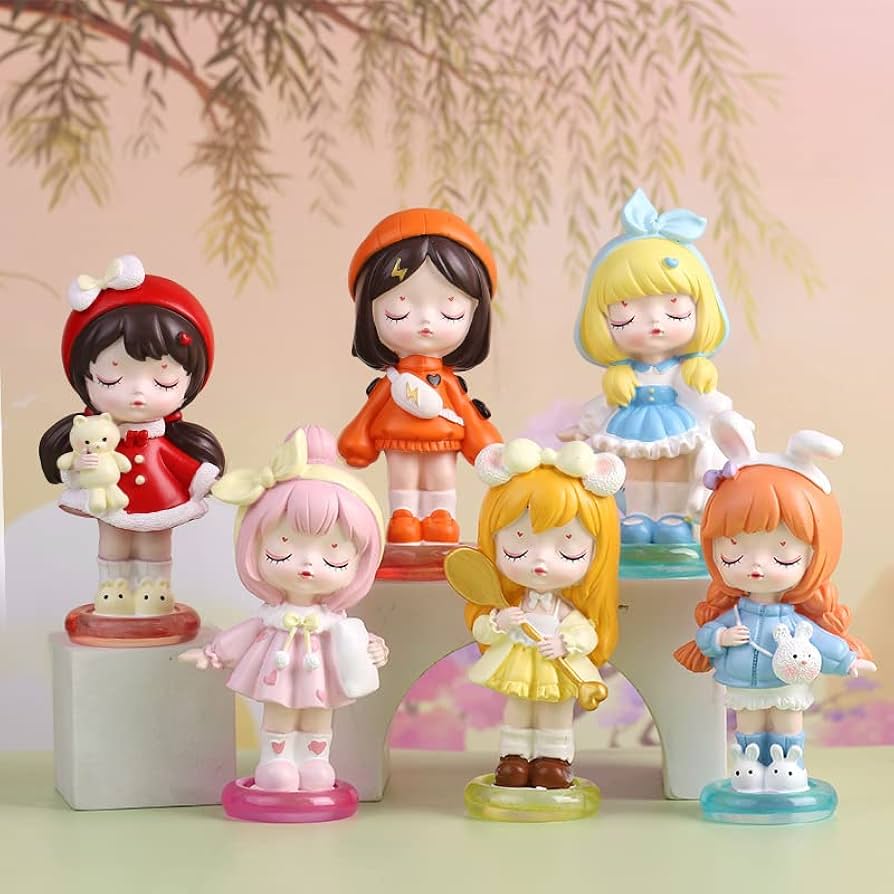 フィギュア　インテリア　置物　人形　小物　　おもちゃ　玩具　鑑賞　キャラクター Amazon.co.jp: ゲームのブラインドボックスのフィギュア人形の