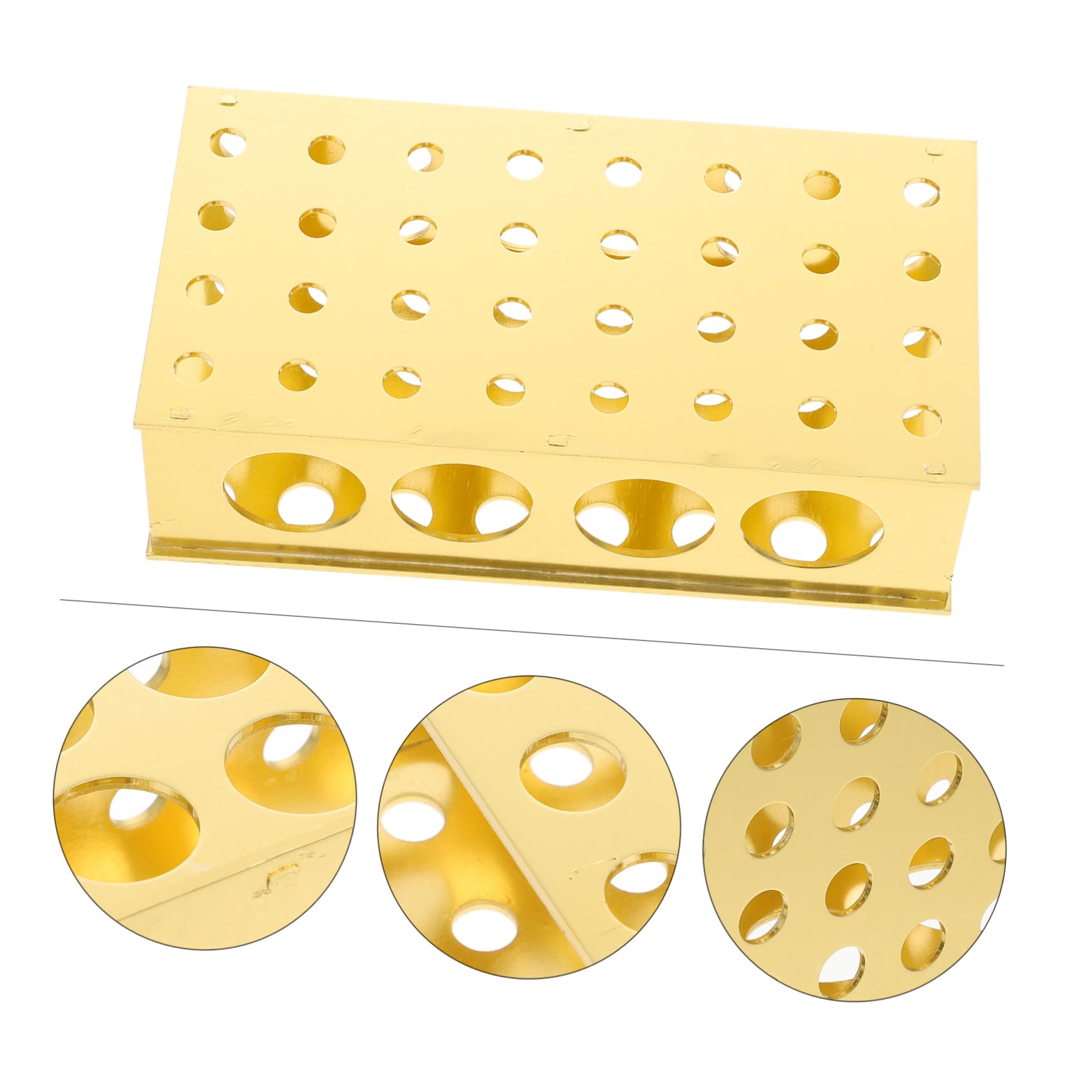 Ciieeo Oxide Test Tube Rack Multi Purpose Laboratory Stand for Experiment Test Tubes Metal Construction Holds Multiple for Science Experiments