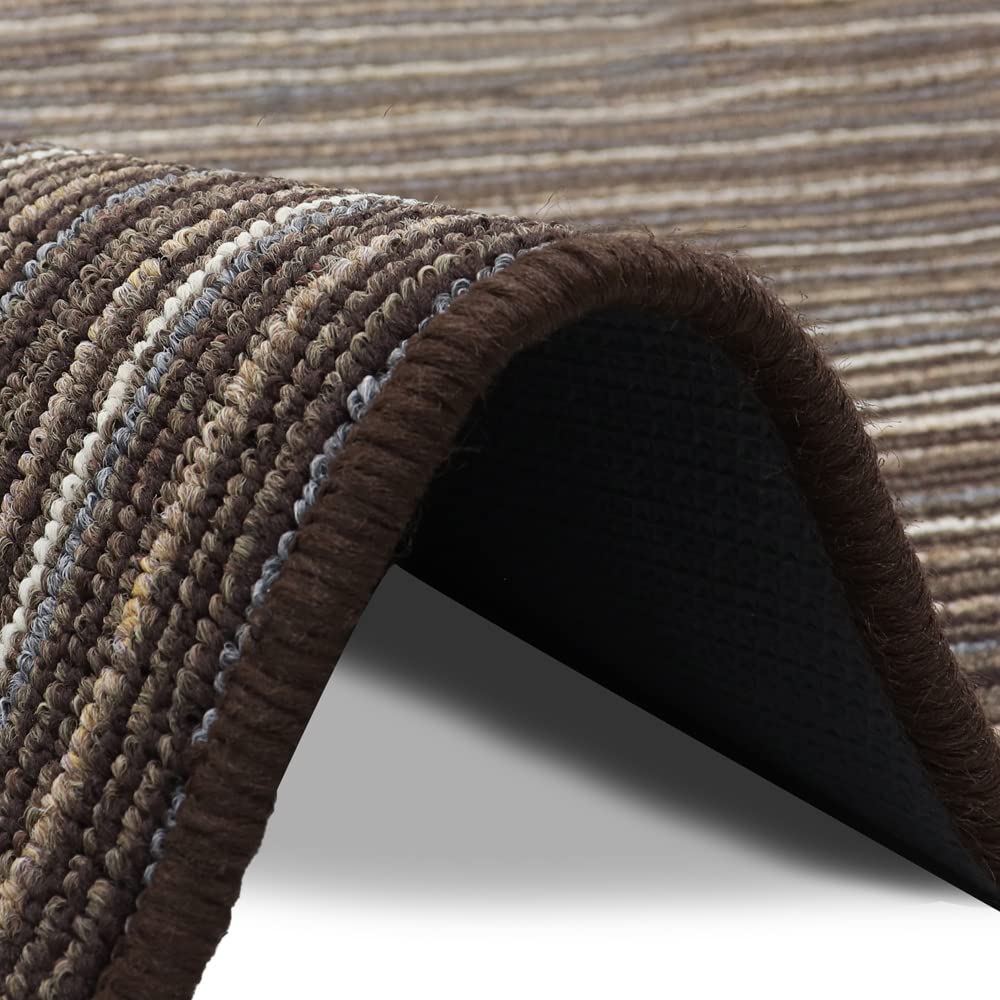 Zerbino JVL Palmero In Lattice, Lavabile In Lavatrice, 40x70 Cm, Marrone/beige, Antiscivolo