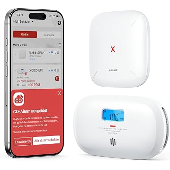 X-Sense Smart XC0C-MR11 CO Detector with SBS50 Base Station
