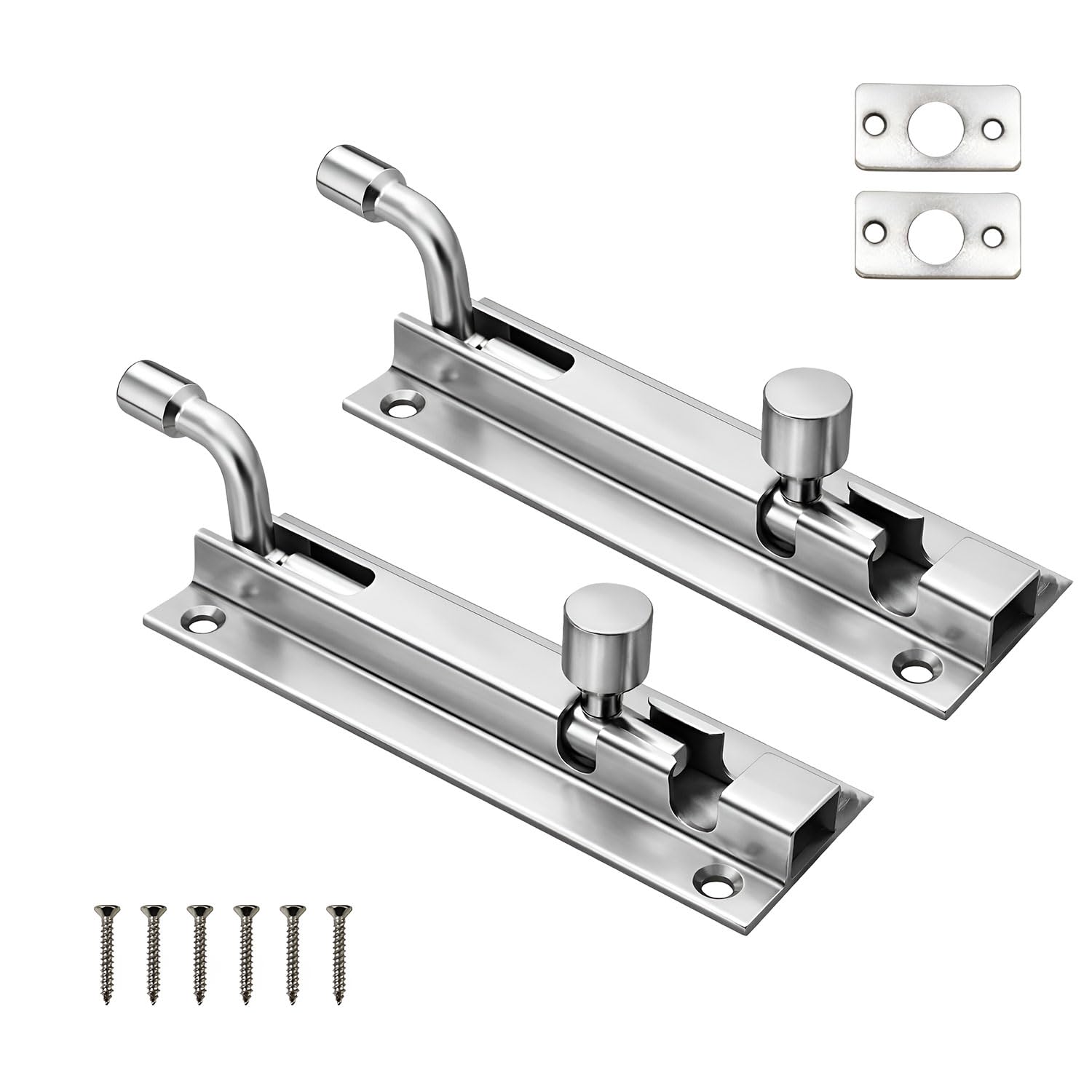Volo L Shape/Marble Stainless Steel Towerbolt/Door Latch, Pack of 2 Pieces (450mm (18 Inch)) — Amazon image 10