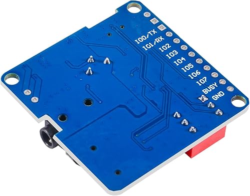 Miniatura 7 de 2 unids placa de módulo de reproducción de voz, reproductor de MP3 Módulo de voz de música, 5W 64MBit Flash Serial Control Tarjeta SDTF Disparador