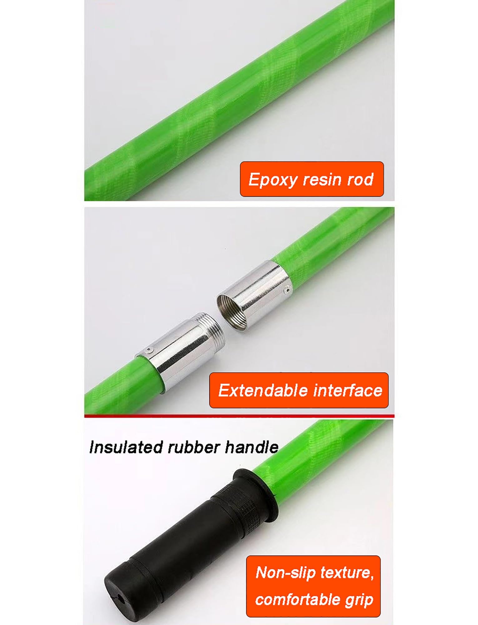 Kit de seguridad de poste de rescate de emergencia, herramienta portátil aislada para trabajos aéreos, sitios de construcción, diseño resistente para mayor seguridad y eficiencia