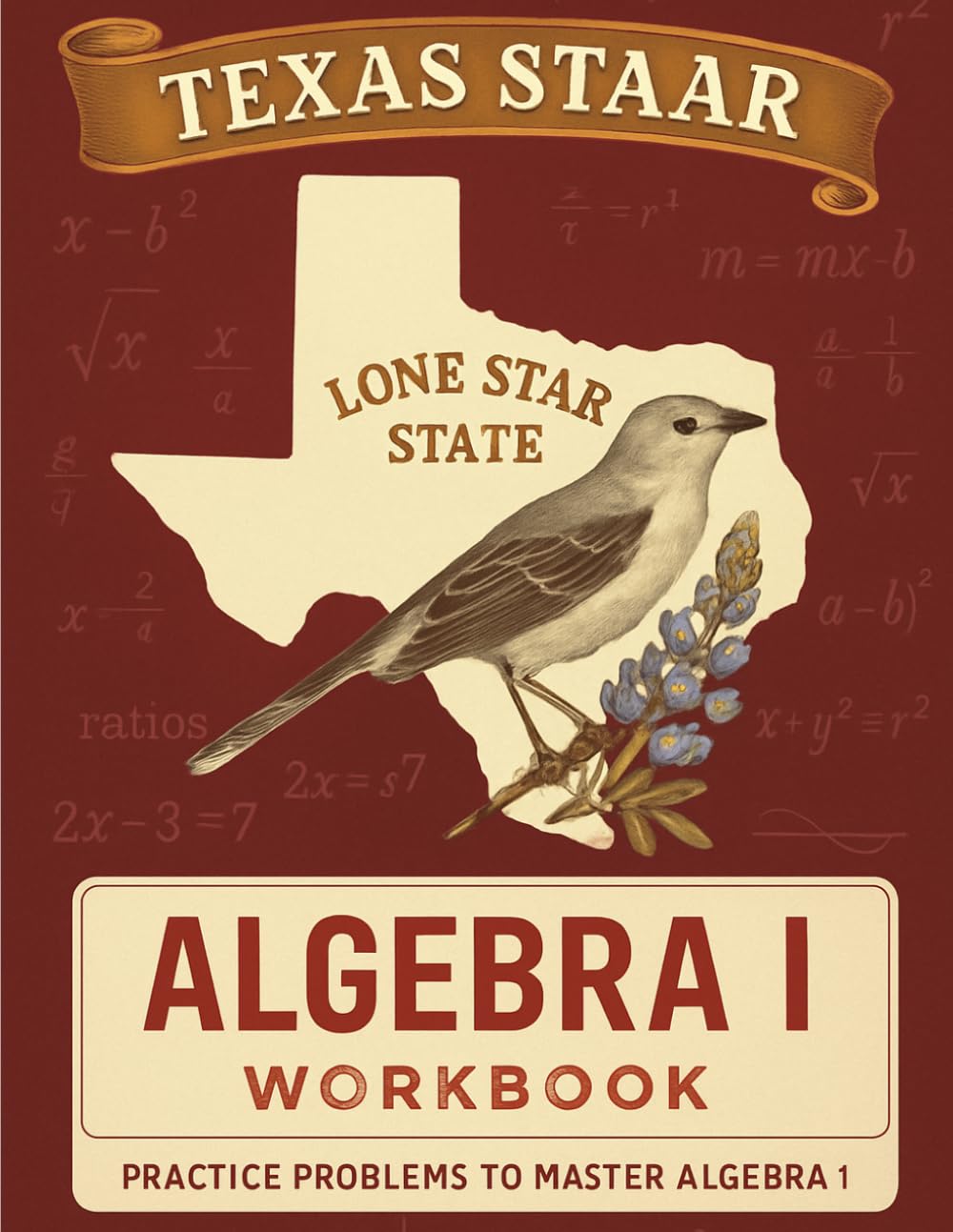Texas STAAR Algebra I Workbook: A Complete Algebra 1 Practice Guide with Review, Exercises, and Test-Taking Strategies