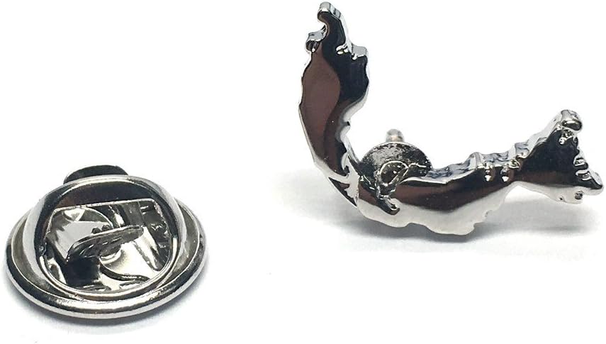 Wow CufflinksCountry Outline Map of Malaysia Lapel Pin Badge