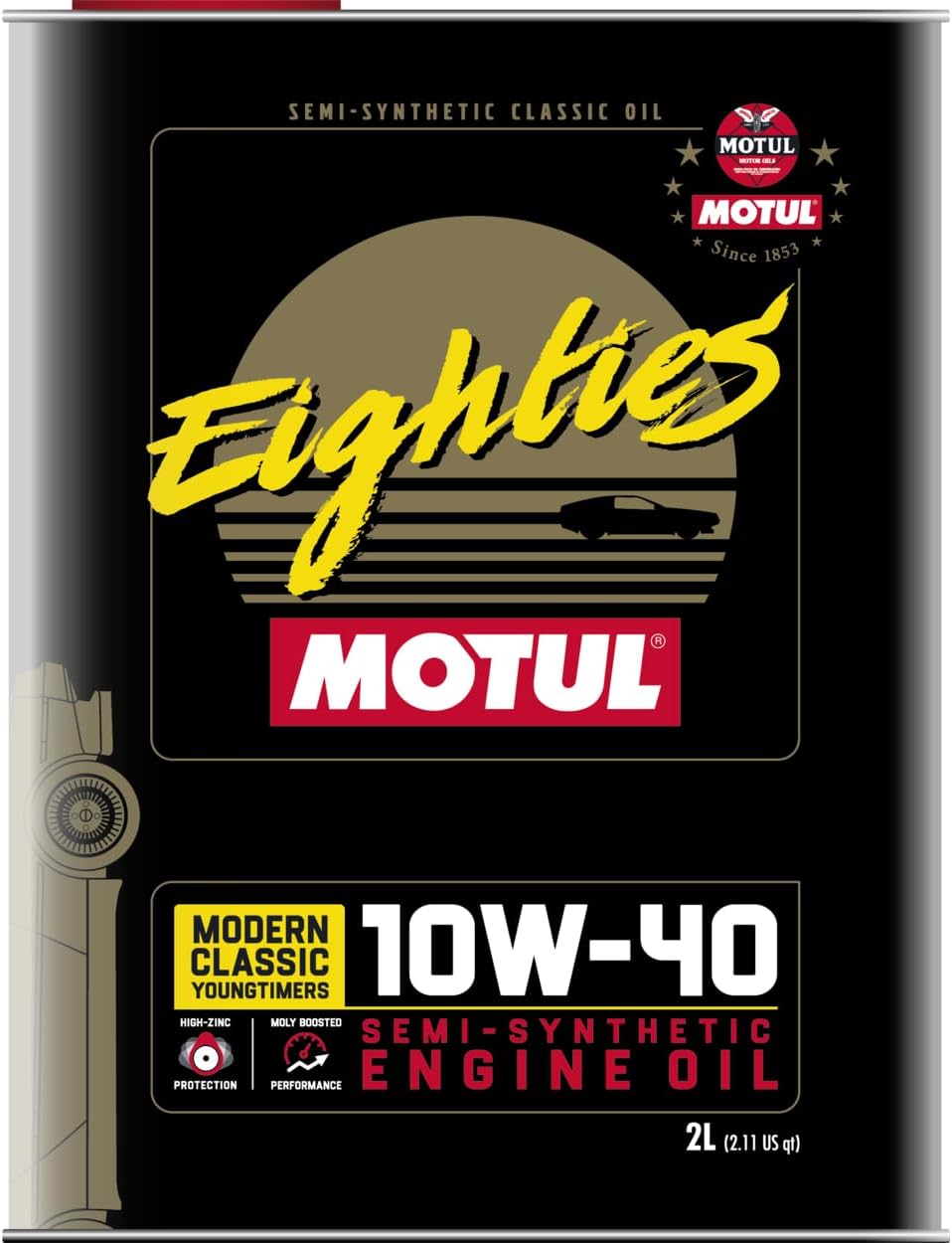 Motul Classic Eighties 10W40 Engine Oil 2-liter