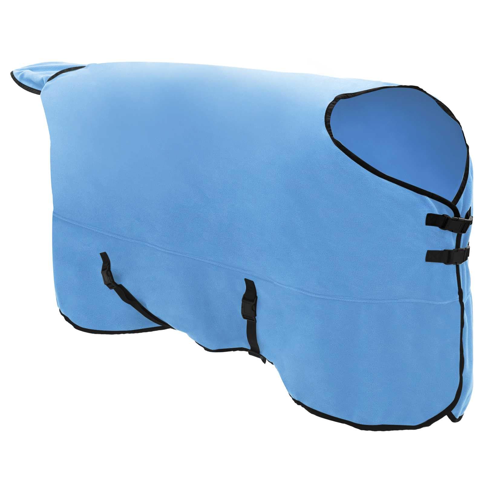 Manta para caballos Aqua 165 cm, poliéster, transpirable, impermeable, resistente al viento, forro con funda extraíble ajustable para uso en invierno y exterior, protección óptima contra el