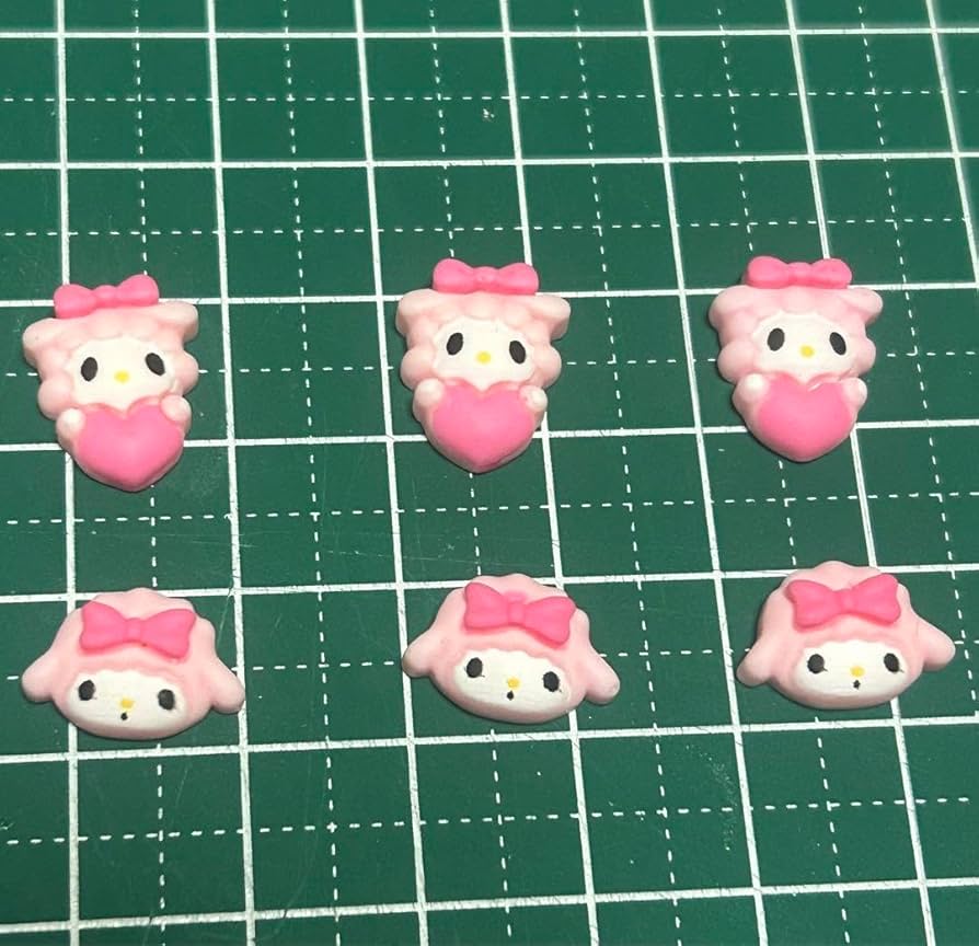 Amazon.co.jp: ネイルパーツ マイスウィートピアノmix 6個セット