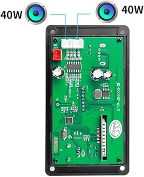 2 x 40W Bluetooth Amplifier Decoder Board 7V-25V AMP Board Audio Power Amplifier Module Accessory