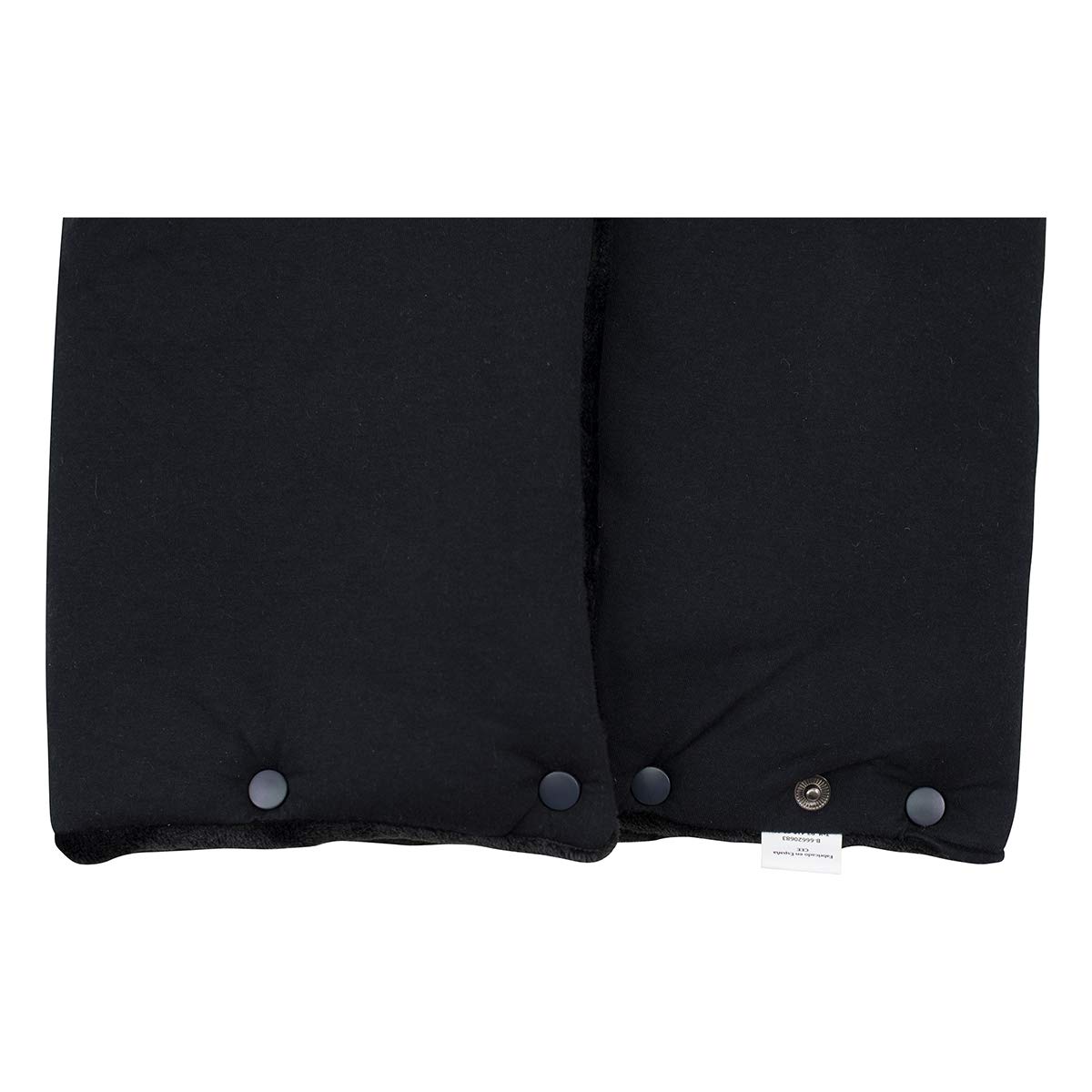 JYOKO Kids Saco Capazo para Bebé de Polar Teddy Extra Suave – Antialérgico, Protección Óptima contra el Viento y Frío – Ideal para Piel Sensible, Recién Nacidos y Bebés (Black Series, Polar)