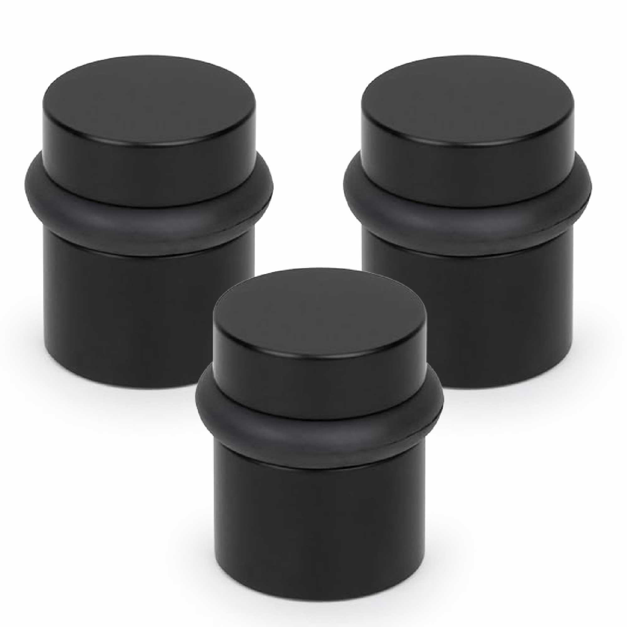 Mega Handles Square Floor Door Stopper, Quickly Installed Wall Protector Stopper, Wall Protectors from Door Knobs, Floor Door Stop with Mounting